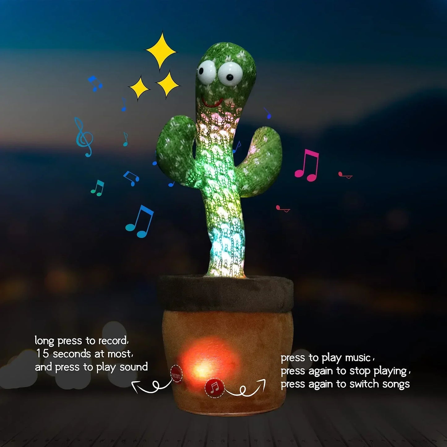 GroovyCactus - Dancing & Talking Plush