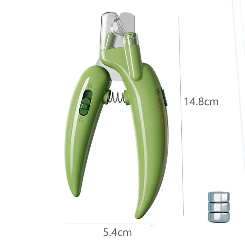 SoftClaw XL - Professional Pet Nail Clippers with Led Light for big Dogs