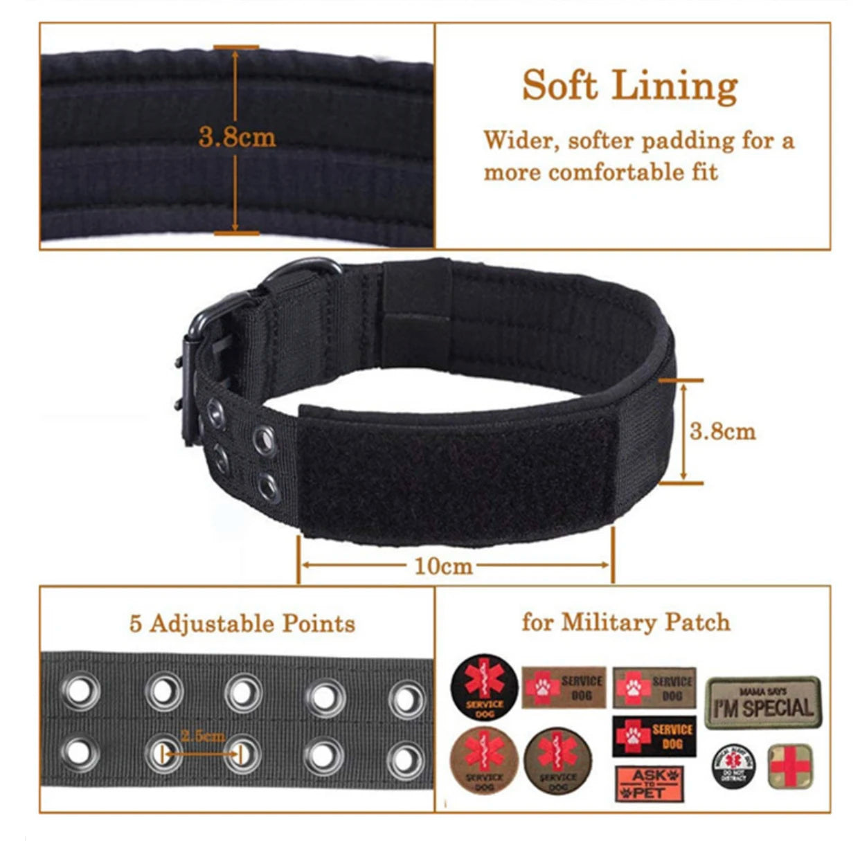 HeavyDuty Tactical Dog Collar – Durable, Secure & Comfortable