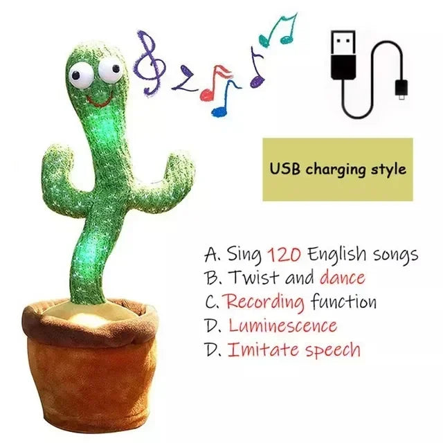 GroovyCactus - Dancing & Talking Plush