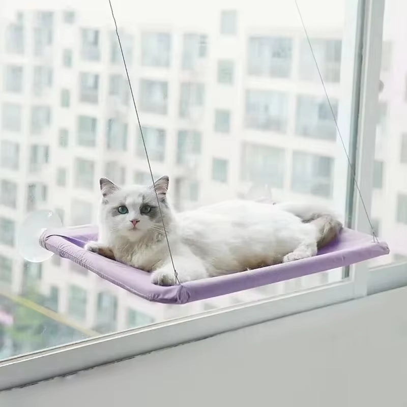 SkyNap Hammock - Ultra-Soft Cat Window Hammock Bed