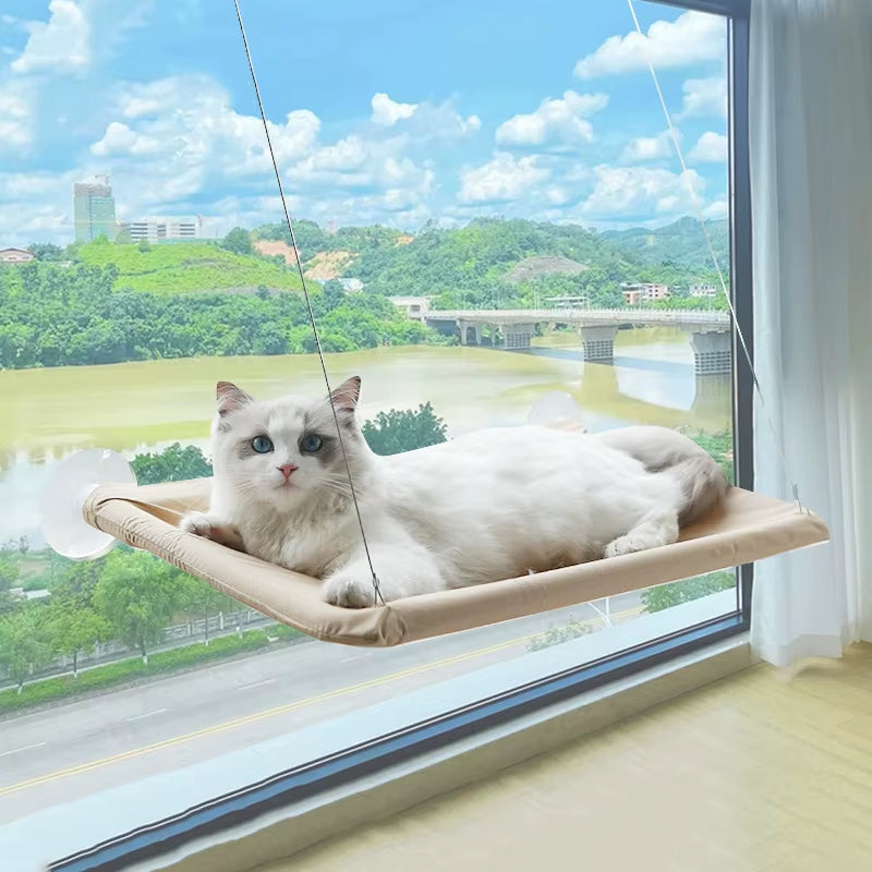 SkyNap Hammock - Ultra-Soft Cat Window Hammock Bed