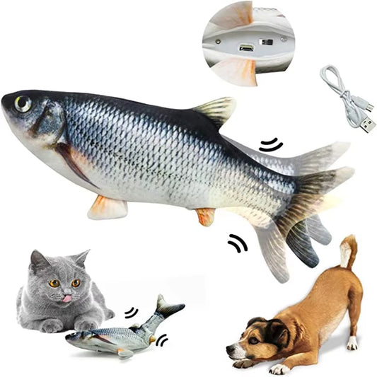 WiggleFish - Cat Toy USB Charger Interactive  Floppy Fish 