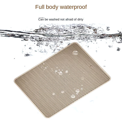 LitterTrap Mat - Cat Litter Double Layer Waterproof Mat