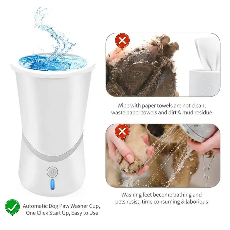 PawClean Pro - Automatic Dog Paws Cleaner 