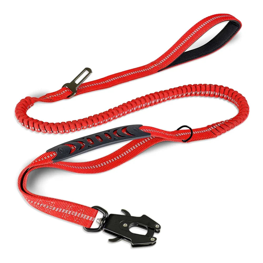 GoLeash - Reflective Shock Absorbing Pet Leashes with Car Seatbelt