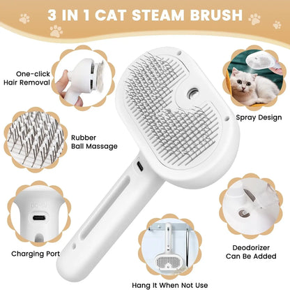 PawSteam Pro -  Steam Grooming Comb 