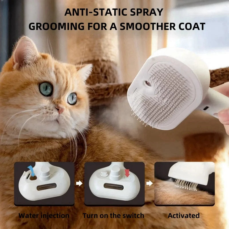 PawSteam Pro -  Steam Grooming Comb 