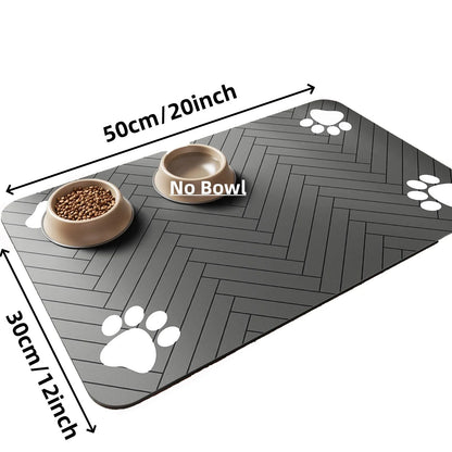 TidyBites - Pet Feeding Mat for Food and Water 