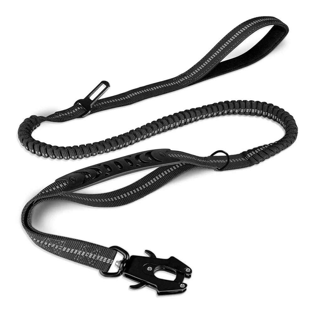 GoLeash - Reflective Shock Absorbing Pet Leashes with Car Seatbelt