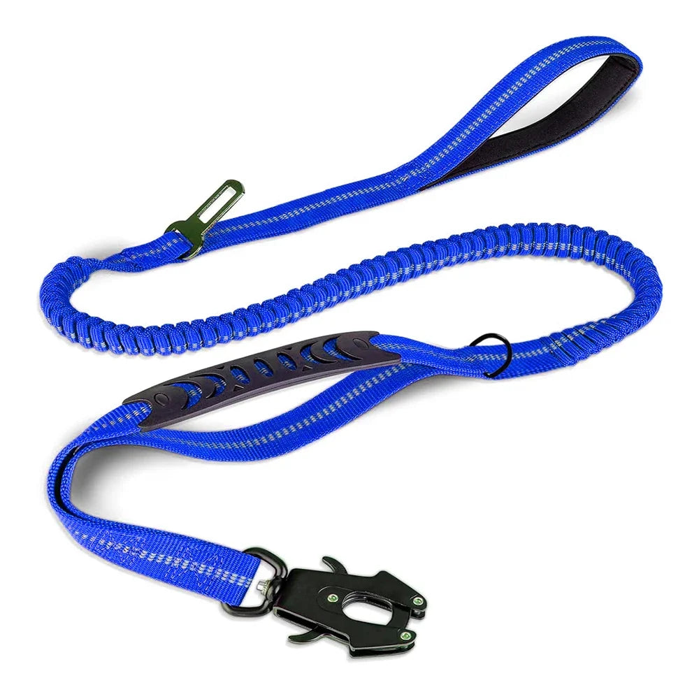 GoLeash - Reflective Shock Absorbing Pet Leashes with Car Seatbelt