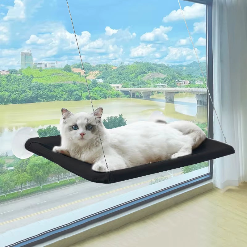 SkyNap Hammock - Ultra-Soft Cat Window Hammock Bed